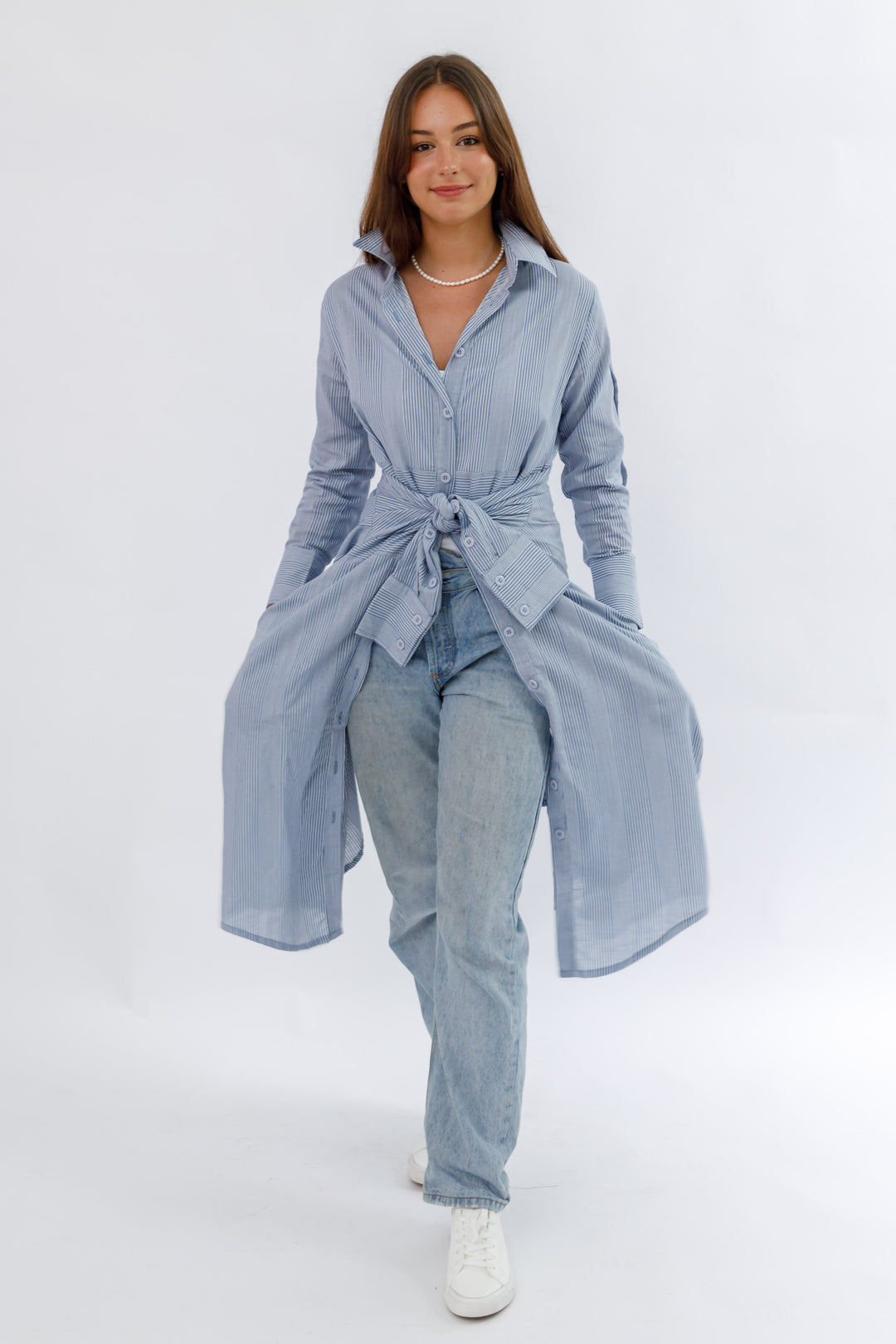 ladies pale blue dress Girls: Think About It Light Midi Dress, (7/8) - The Mint Julep Boutique a romantic style perfect for weddings Summer Dress Pale Blue Ladies